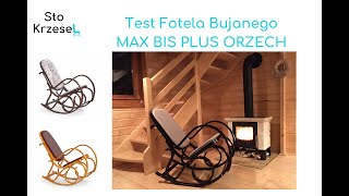 Test fotela bujanego Max Bis Plus Orzech