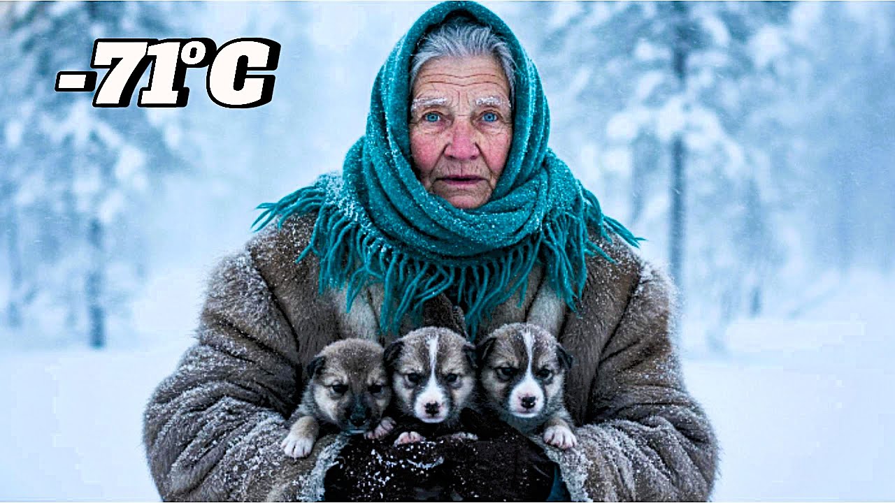 Extreme Survival: 75-Year-Old Woman Saves Huskies at -71°C in Siberia