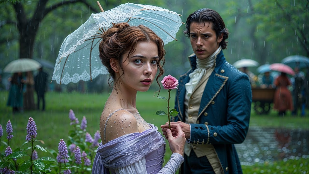 Elle vendait des fleurs sous la pluie… jusqu'à ce qu'un marquis découvre son secret royal