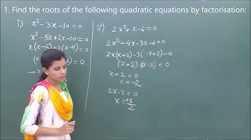 MATHS-X-4-02 Solutions of linear equations by factorisation,  Pradeep Kshetrapal channel
