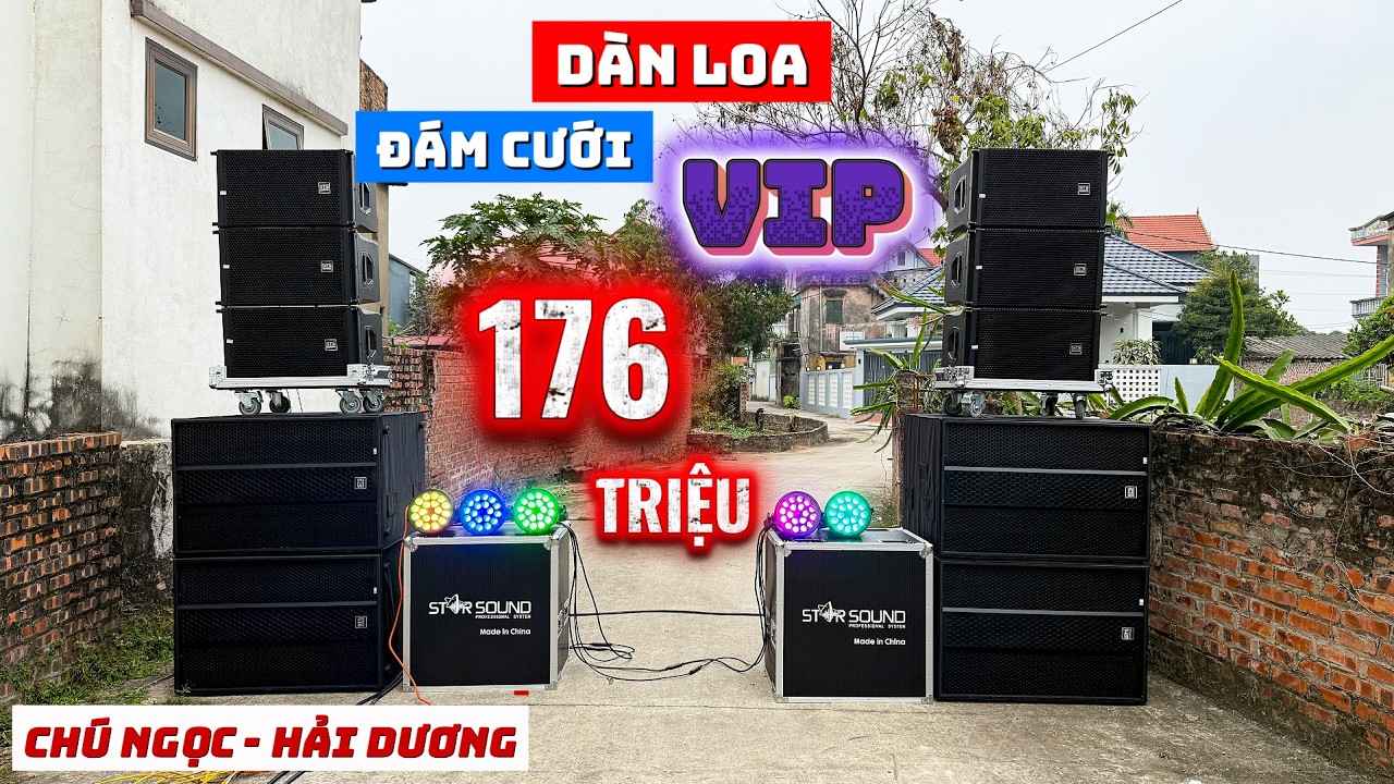 Tặng 06 đèn Par Led HZDG sang - xịn - mịn (Chú Ngọc) - Bàn giao Combo loa sự kiện SK03 về Hải Dương