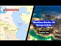 Caspian sea  maritime boundary of two continents world map forum