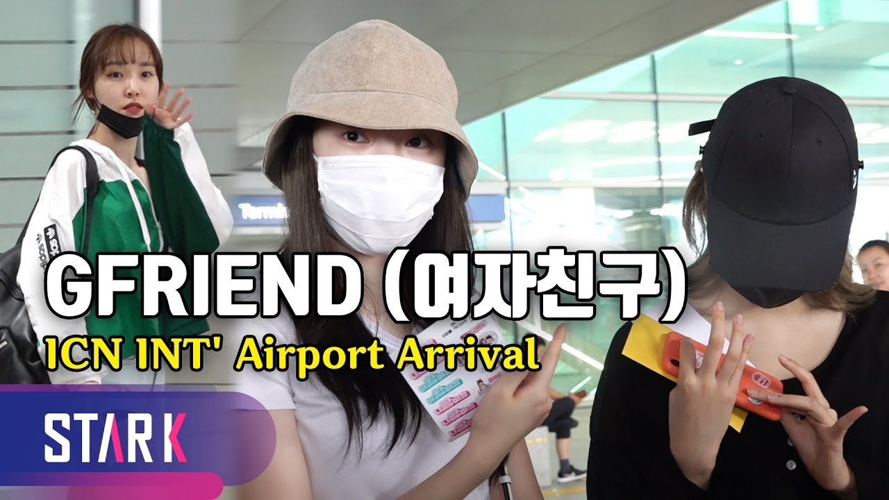 GFRIEND, 20190826_ICN INT' Airport Arrival (여자친구, 팬에게 받은 선물 눈앞에서 인증!)