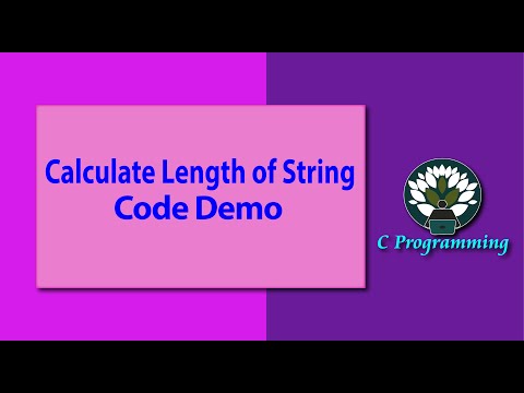 4 Calculate Length of String Code Demo