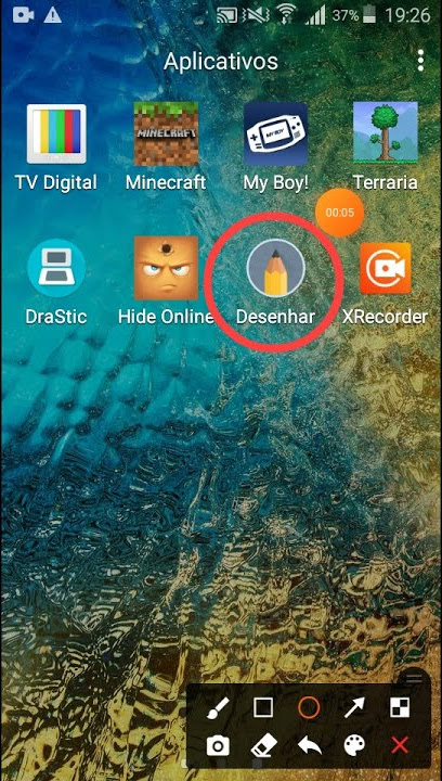 esse App q eu desenho '-' (o Desenhar )