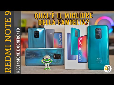 Recensione XIAOMI REDMI NOTE 9 e confronto 9 PRO e 9S