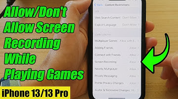 iPhone 13/13 Pro: How to Allow/Don