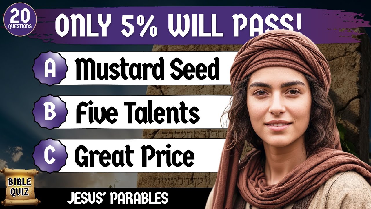 Сможете ли вы пройти САМЫЙ СЛОЖНЫЙ библейский тест по притчам Иисуса? (Докажите свою веру!) | БИБ...