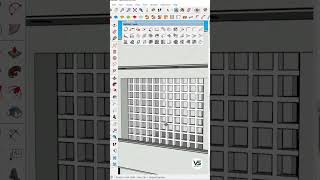 🪟 Jaali Frame – Made with 1001bit Tools in SketchUp #architecture #sketchup #architect #trendingno