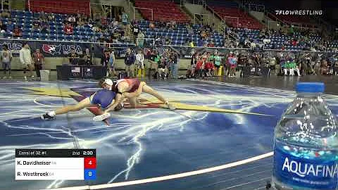 126 Lbs Consi Of 32 #1 - Kade Davidheiser, Pennsyl...