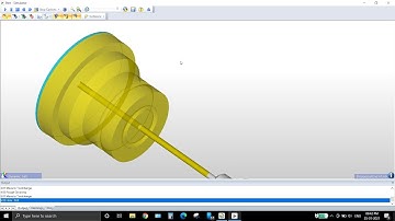 A10.Turning Simulation of Component Using Edgecam (CIM Lab, VTU)