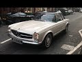 Classic Mercedes 230SL Spotted In Wealthy Neighbourhood Of Mayfair | Luxury Cars In London | WDK