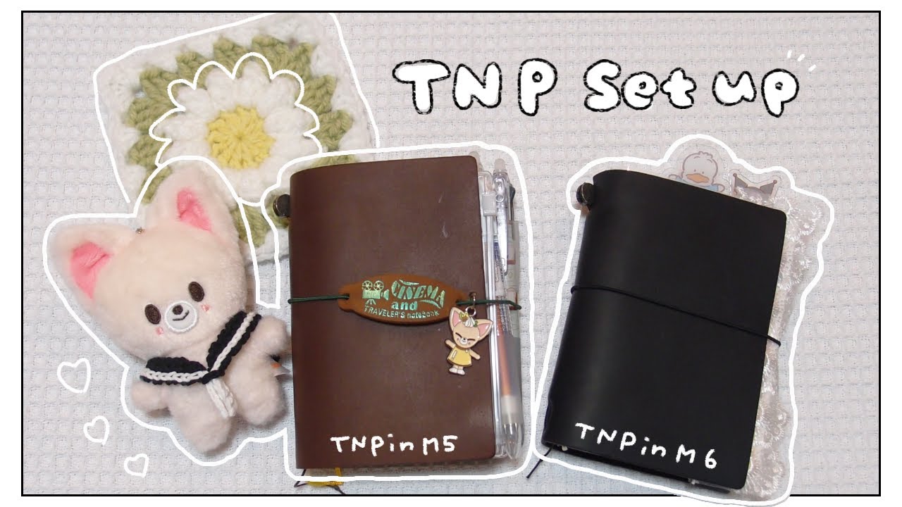 トラベラーズノートを秋色に衣替え🐿️【TNPシステム手帳化┊︎M5┊︎ミニ6】