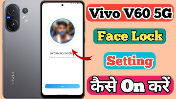 Vivo V60 5g Me Face Lock Kaise Lagaye // How To Face lock Setting In Vivo V60 5g