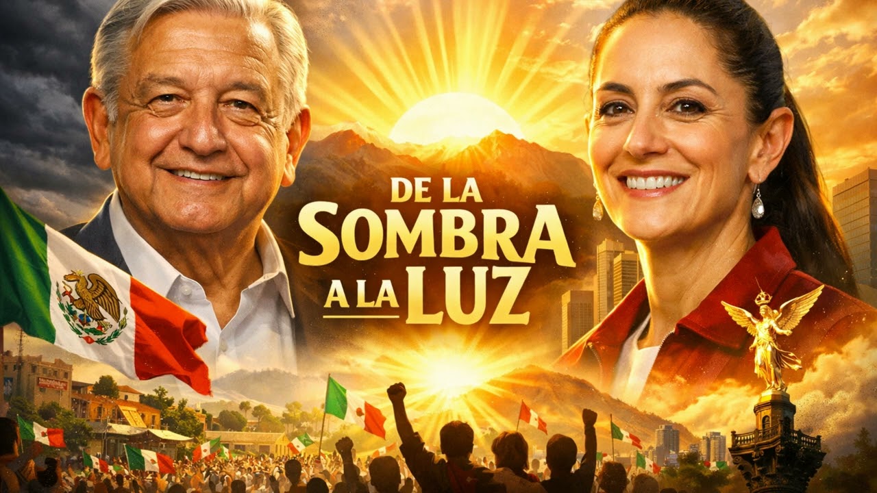 De la Oscuridad a la Luz: AMLO y Claudia Cambian el Rumbo de México 🇲🇽