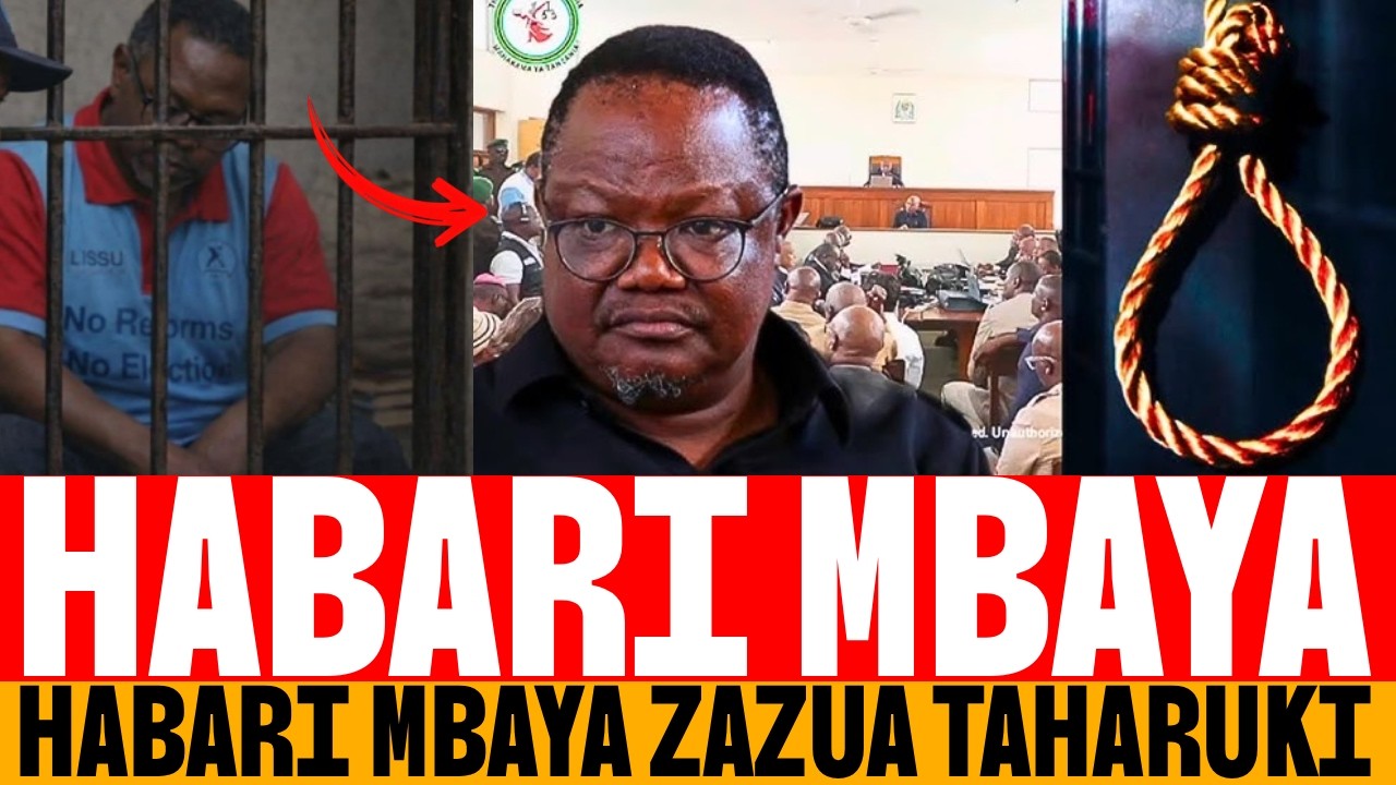 🔥 BREAKING NEWS: MSHTUKO TANZANIA HABARI MBAYA ZAZUA TAHARUKI KUHUSU TUNDU LISSU