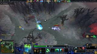 Dota 2 nice battle at line