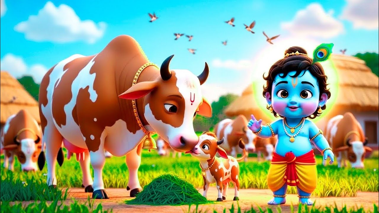 छोटी छोटी गैया छोटे छोटे ग्वाल। Choti Choti Gaiya Chote Chote Gwal। #kanha #krishna #krishnabhajan