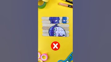 Try to Solve Paper Craft Puzzle by Fear from Inside Out 🧩#insideout2 #papercraft #puzzle #insideout