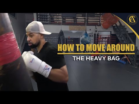 How to Move around The Heavy Bag |Boxing| Coach Anthony Boxing