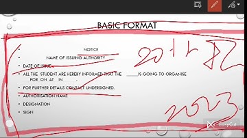 Notice writing class 12 creative writing skills |board 2024