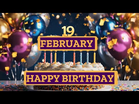 19 February| Happy Birthday Song| HBD Intro|@Edit_with_Varghese