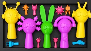Incredibox Sprunki: Oren, Raddy, Simon, Pinki, Black, Skyblue, Durple, Mr Sun, Mr Fun Bot, Garnold