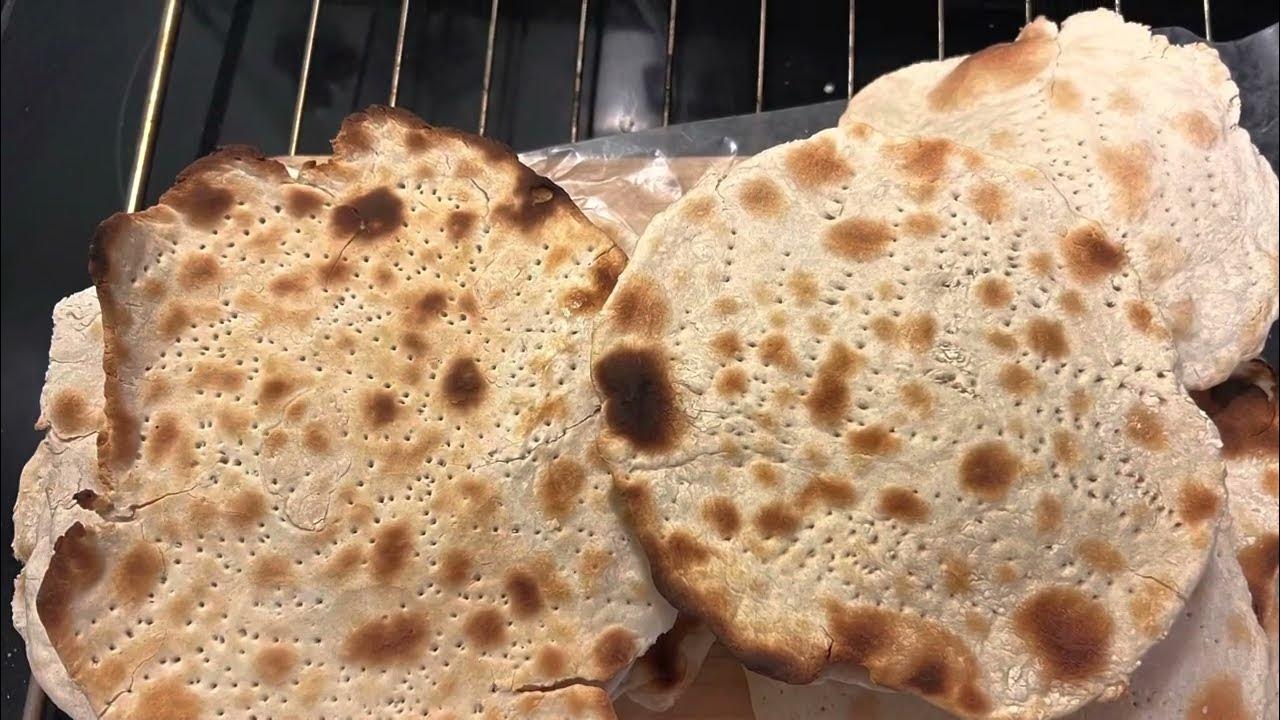 Making homemade Sephardic Soft Matzah for Passover! YouTube