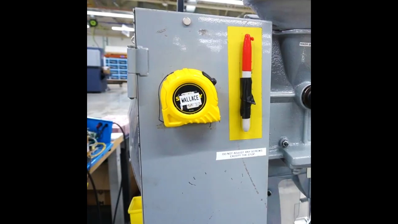 Tape Measure Magnet Hack for Print Shops