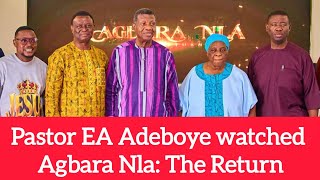 Pastor EA Adeboye and wife watched Agbara Nla The Return  screenshot 4
