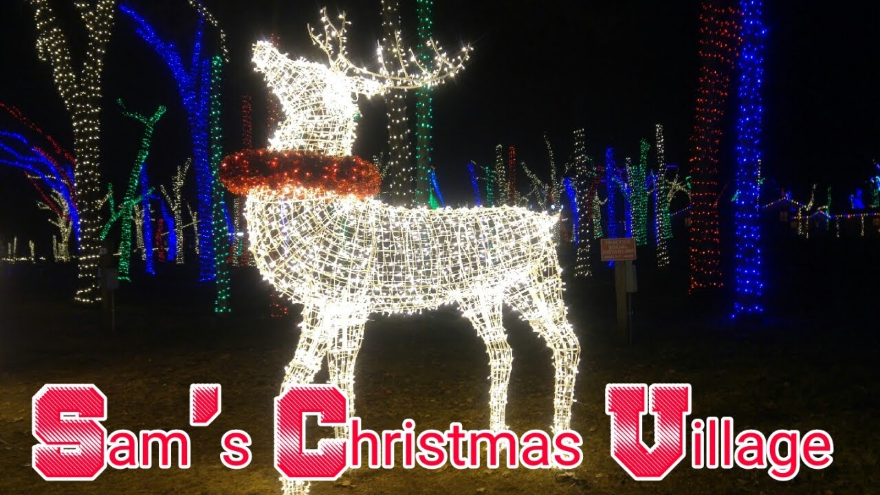 Sam's Christmas Village (6 MILLION Christmas Lights Display) YouTube