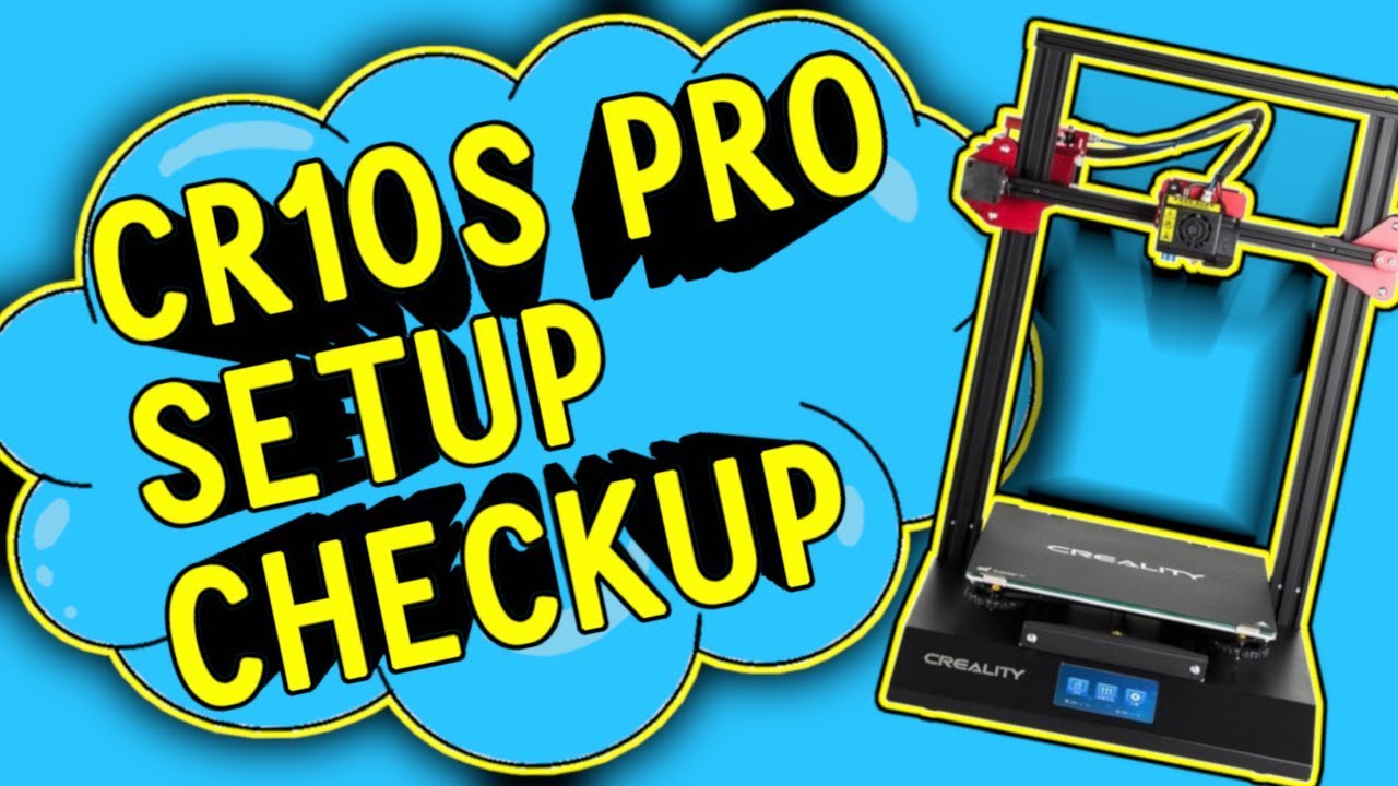 Creality CR10S PRO, 3D Printer Setup, Checkup and Tuning after unboxing