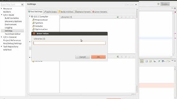 Resolvendo problema de linkagem do header math.h no Eclipse CDT
