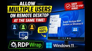 Celebrity How to Allow Multiple Users on Remote Desktop at the Same Time in Windows 11 Using RDPWrap Wealth