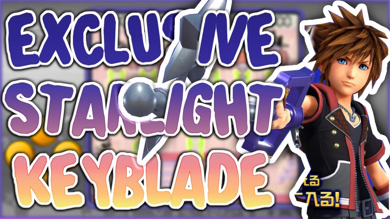 EXCLUSIVE Starlight Keyblade - Kingdom Hearts 3
