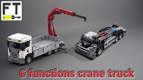 LEGO Technic Crane Chassis with 6 remote controlled functions (MOC)