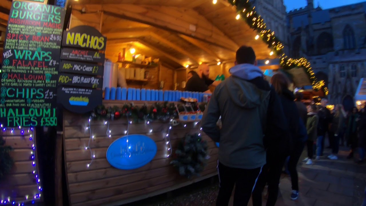 Exeter Christmas Market (2019) - Exeter Shopping - Walking Tour - Part 2