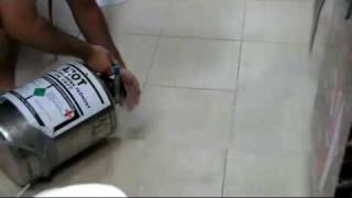 11 Spacemaster Washes Hands In Liquid Nitrogen