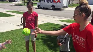 Water Balloon Hot Potato With Slime