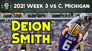 Deion Smith LSU vs C.  Michigan 2021