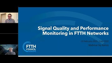 [WEBINAR] Signal Quality and Performance Monitoring in FTTH Networks