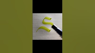 Blackletter S with a Pilot Parallel Pen #satisfying #aesthetic #calligraphy #pilotparallelpen #asmr