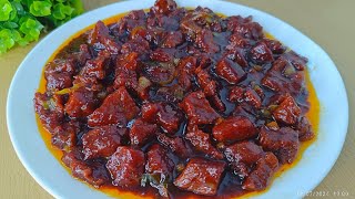 BEEF PROCESSING‼️RECIPES AND HOW TO COOK DELICIOUS AND SIMPLE BEEF WITH SOY SAUCE