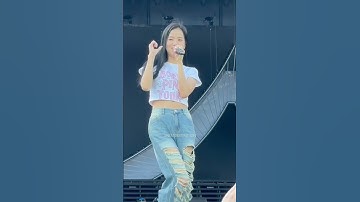 Thumbnail of Jisoo so cute and pretty 🥰😍 during Crazy Over You 💕💖Blackpink soundcheck in MetLife Encore Day 1