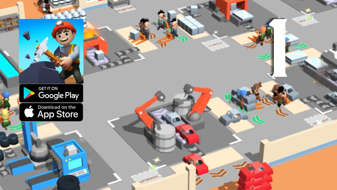 Mining Empire: Idle Metal Inc Gameplay Walkthrough Part 1 (Android, IOS)