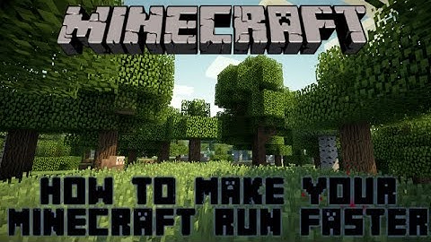 How To Make Minecraft Run Faster! (1.8) (OPTIFINE) (Easy)