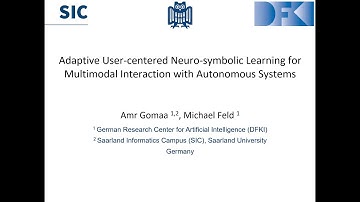 Adaptive User-centered Neuro-symbolic Learning for Multimodal Interaction at AI&HCI @ ICML2023