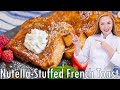 NUTELLA-Stuffed French Toast Recipe! Weekend Breakfast Recipe!