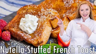NUTELLA-Stuffed French Toast Recipe! Weekend Breakfast Recipe!