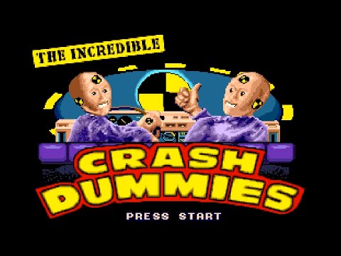 [Eng] The Incredible Crash Dummies Walkthrough (Sega Genesis)